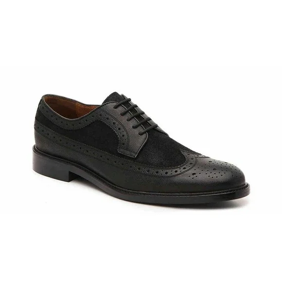 Blake McKay Wing tips Blake McKay C Carson Mens Brown Suede Wingtip Brogue Derby  main image 4